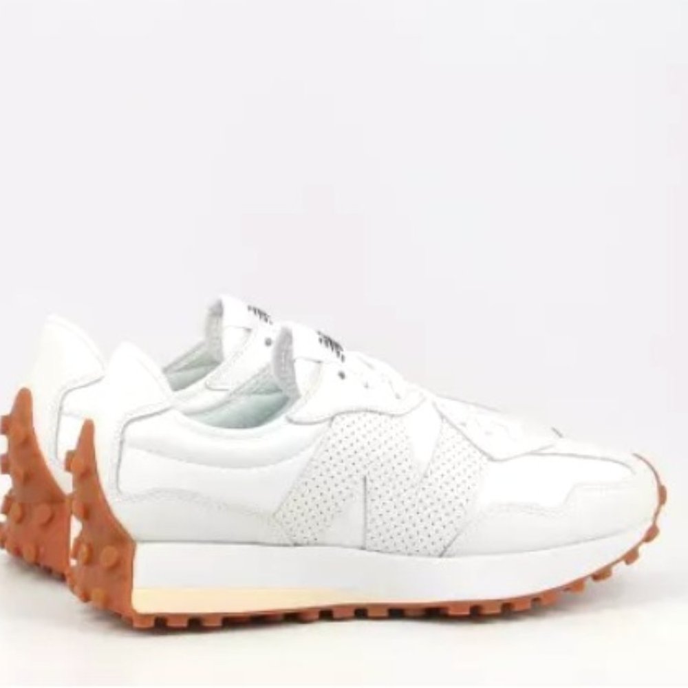 New Balance 327 Leather Women Sneakers Shoes White size 5.5  NEW  #WS327LS - Picture 7 of 15